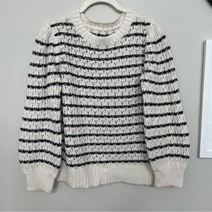 La Vie Rebecca Taylor Puff Sleeve Sweater L